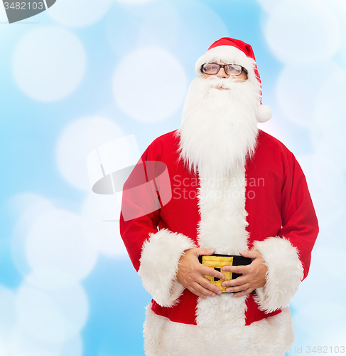 Image of man in costume of santa claus