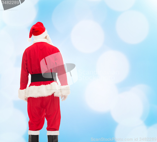 Image of man in costume of santa claus