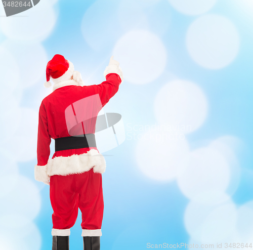 Image of man in costume of santa claus