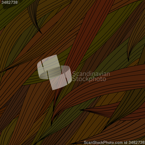 Image of Brown Wave Background.