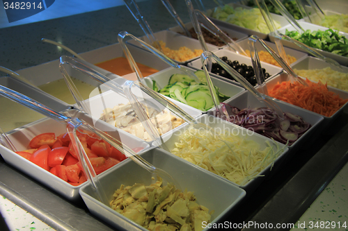 Image of salad buffet