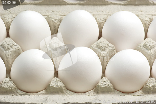 Image of Cardboard box with eggs