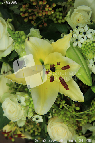 Image of Tiger Lily wedding arrangement