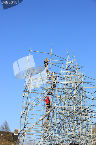 Image of Scaffolding workers