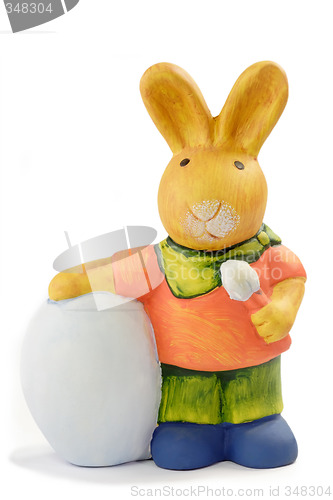 Image of Colorful easter bunny
