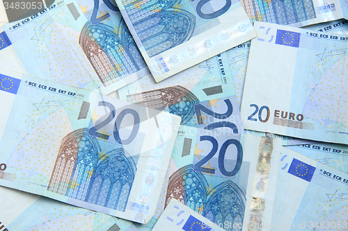 Image of Twenty euro notes