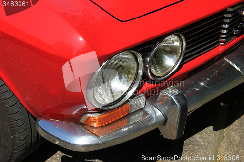 Image of Italian sportcar detail