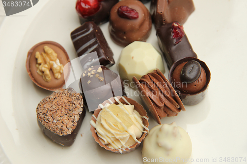 Image of Decorated chocolates