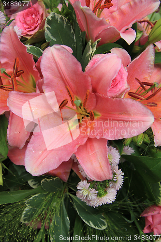 Image of Tiger Lily wedding arrangement