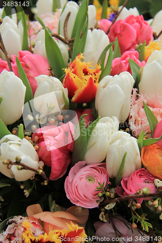 Image of Spring bouquet in bright colors