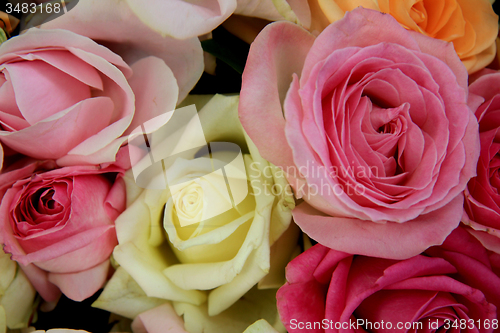 Image of Pastel wedding bouquet