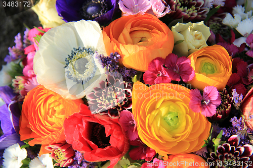 Image of Spring bouquet in bright colors