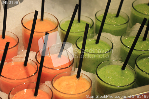 Image of Smoothies on ice