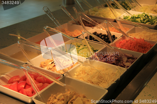 Image of salad buffet