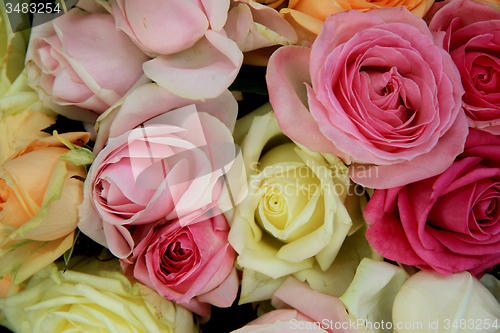 Image of Pastel wedding bouquet