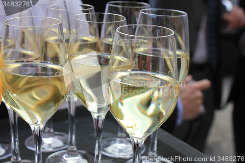 Image of Glasses on a tray