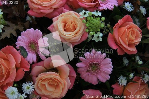 Image of Pink Bridal Flowers