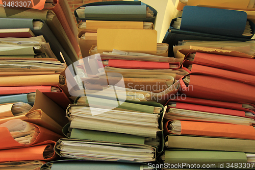 Image of Stacked office files