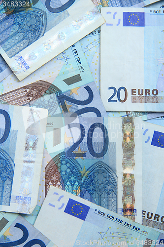 Image of Twenty euro notes
