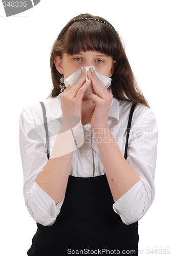 Image of Girl with Handkerchief