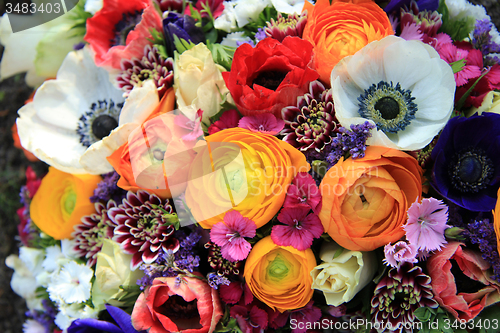 Image of Spring bouquet in bright colors