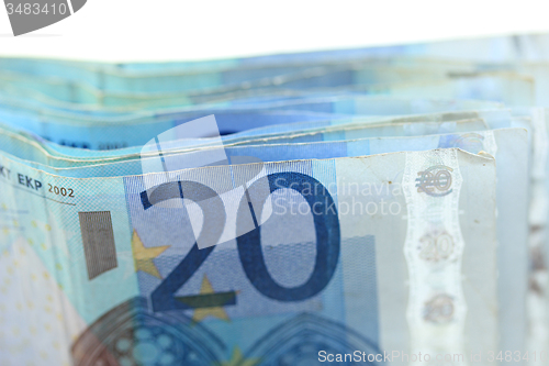 Image of 20 euro banknotes