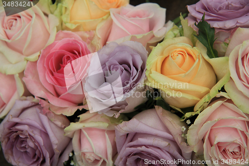 Image of Soft pink wedding arrangement