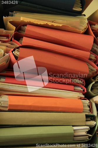 Image of Stacked office files