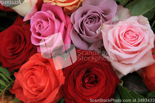 Image of Mixed bridal roses