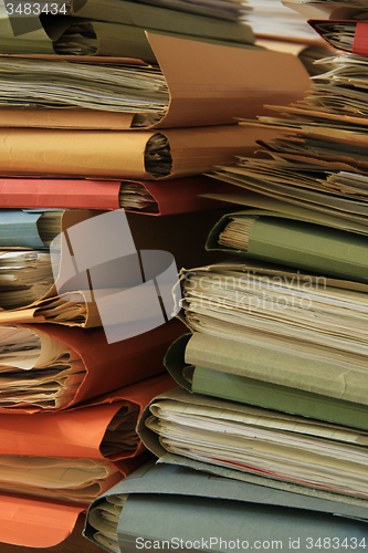 Image of Stacked files