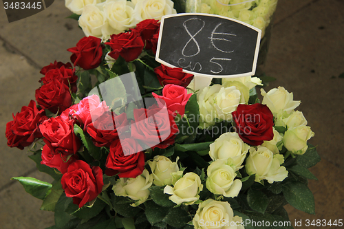 Image of Roses at a market