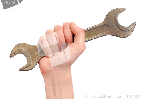 Image of Hand and Spanner