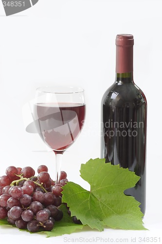 Image of A Bottle of Red Wine
