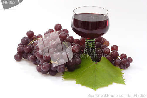 Image of A Glass of Red Wine