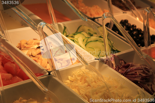 Image of salad buffet