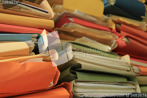 Image of Stacked office files