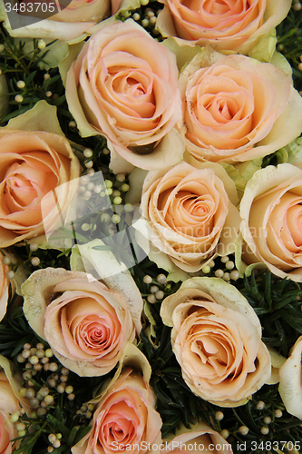 Image of pale pink wedding roses