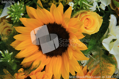 Image of Yellow bridal arrangement