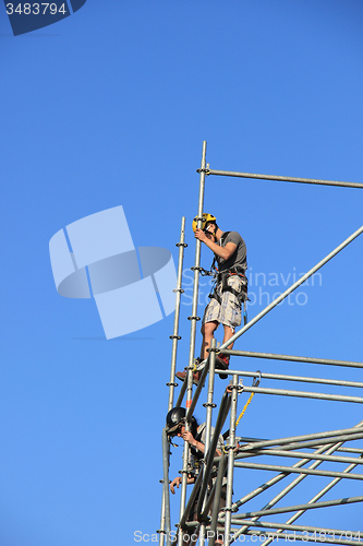 Image of Scaffolding workers