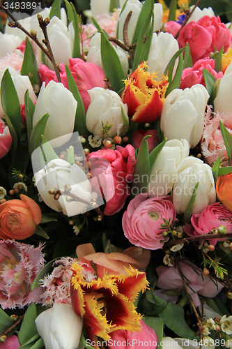 Image of Spring bouquet in bright colors