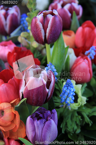 Image of Spring bouquet in bright colors