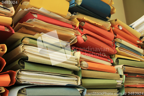 Image of Stacked office files