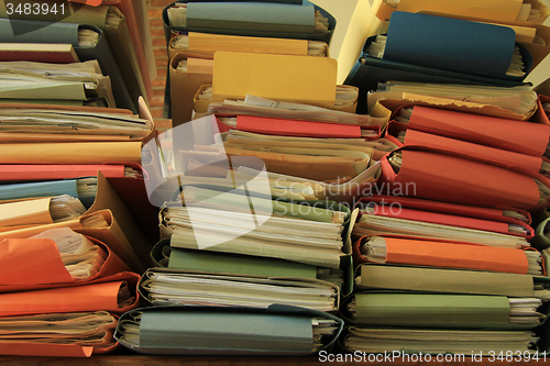 Image of Stacked office files