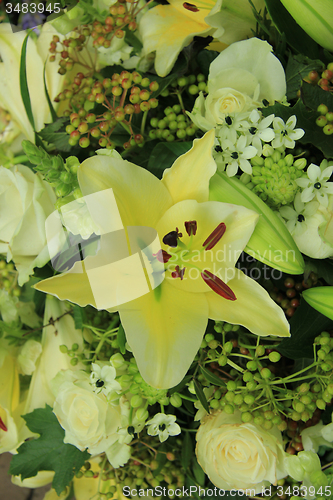 Image of Tiger Lily wedding arrangement