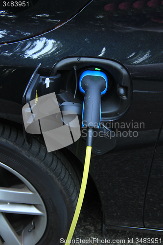 Image of Hybrid car recharge