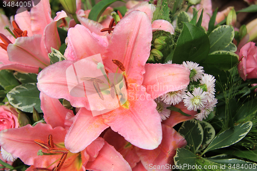 Image of Tiger Lily wedding arrangement