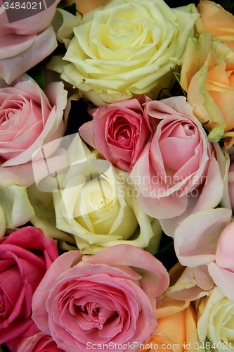 Image of Pastel wedding bouquet