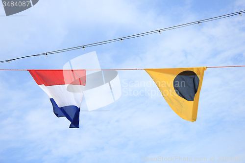 Image of Colorful signal flags