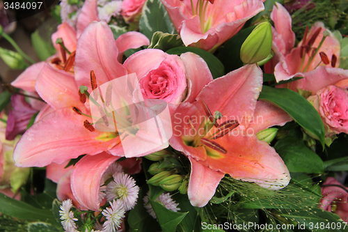 Image of Tiger Lily wedding arrangement