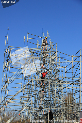 Image of Scaffolding workers